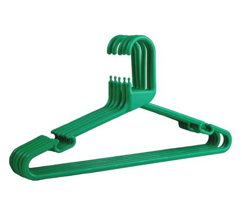 Green Plastic Suit Hanger, Multi Purpose | Strong Coat Hangers | The ...