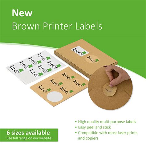 Kite Packaging adds brown labels to collection | Warehouse & Logistics News