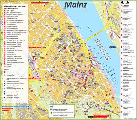 Mainz Map | Germany | Detailed Maps of Mainz