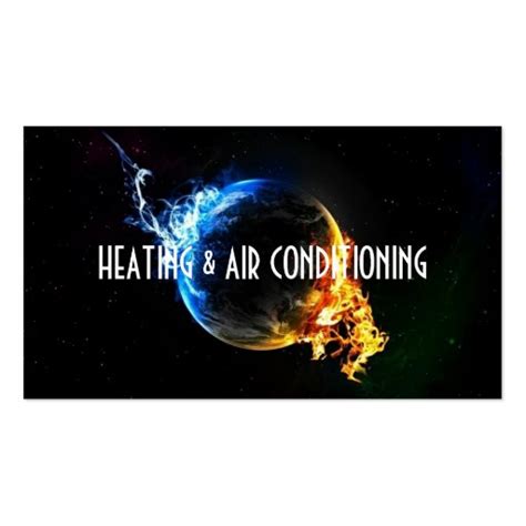 Heating and Air Conditioning Business Card Pack Of Standard Business Cards | Zazzle