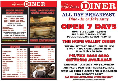 The Hope Valley Diner in Hope Valley, Adelaide, SA, Cafes - TrueLocal