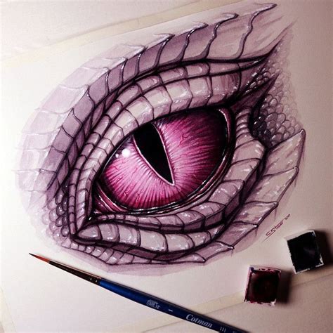 Dragon Eye Painting by LethalChris on DeviantArt - PencilDrawing - #DeviantArt #Dragon #Eye # ...