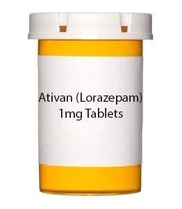 Ativan 1mg Tablets