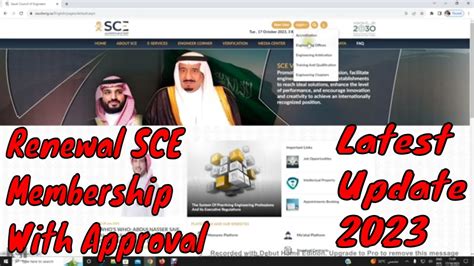 How To Update And Renewal SCE ( Saudi Council of Engineers ) Membership In 2023 Latest Update ...