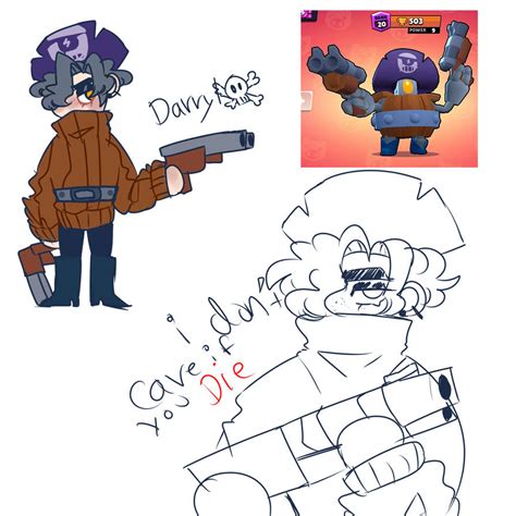 Darryl (Brawl Stars) by WeNotAreStupids on DeviantArt