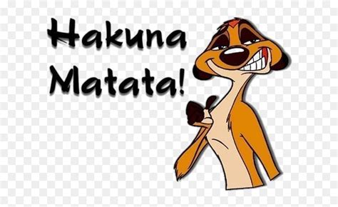 Timon Puppy Pumbaa Meerkat Hakuna Matata - Hakuna Matata Images Hd, HD Png Download - vhv