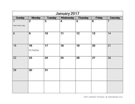 Monthly Calendar Template Word | Example Calendar Printable