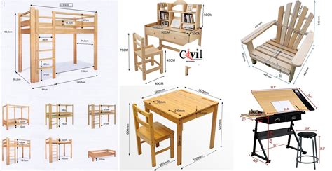 Standard Sizes And Dimensions For Various Types Of Furniture ...