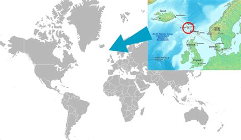 Where Is Faroe Islands Located On The World Map - Keely Melessa