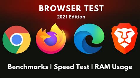 Chrome Vs Firefox Vs Edge Vs Brave | Speed Test | Ram Usage | 2021 ...