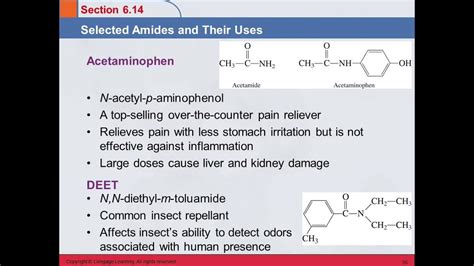 3B 6.15 Selected Amides and Their Uses - YouTube