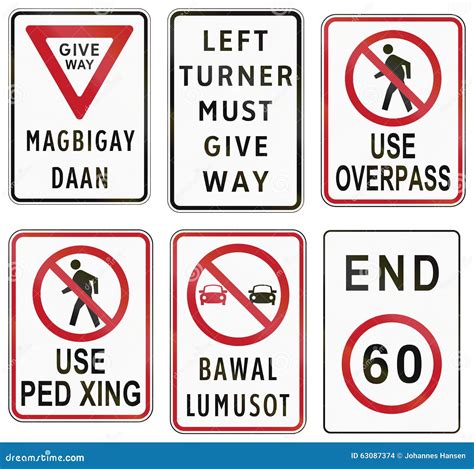 Lto Road Signs In The Philippines