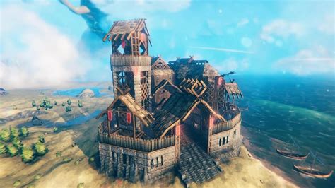 I built a mini Viking fortress :) Spot the faces >:[] : valheim in 2021 | Building, Building art ...