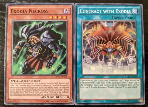 YuGiOh Exodia Necross + Contract With Exodia NM Set | eBay