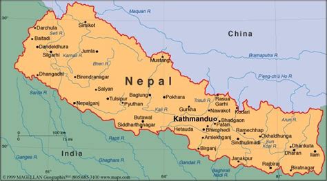 cool Nepal Map | Nepal travel, Nepal, Map