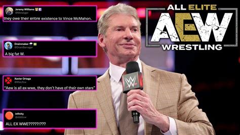 "They owe their entire existence to Vince McMahon" - Wrestling fans claim top AEW stars should ...