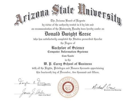 ASU Diploma