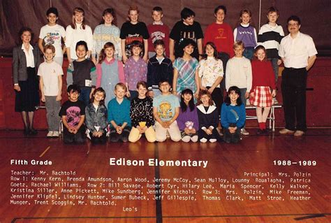 History of Walla Walla Public Schools: Edison Elementary School ~ 1988-1989