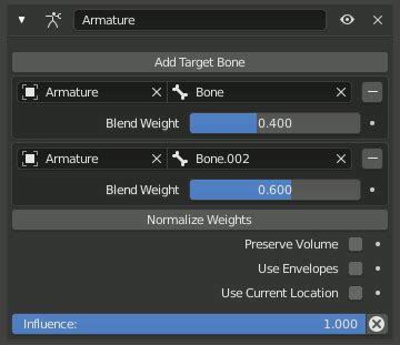 Armature Constraint - Blender 4.3 Manual