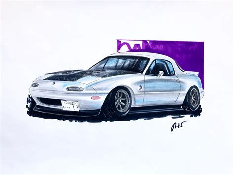 My sketch of a Miata : Miata