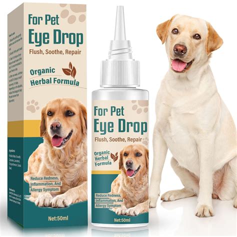 Buy iFuntecky Dog Eye Drops, Gentle Eye Wash Drops for Dogs & Cats, Dog ...