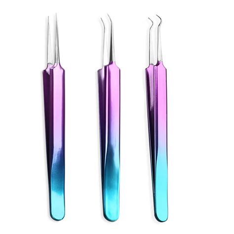 1PC Blackhead Tweezers Blackhead Blemish Removers Point Bend Gib Head Comedone Acne Extractor ...