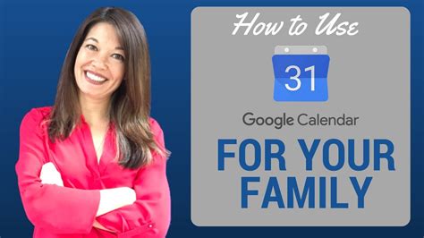 How to Use Google Calendar for Your Family - YouTube