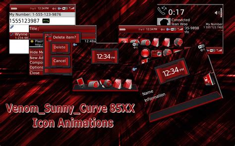 Venom Theme for Blackberry Curve 85xx series