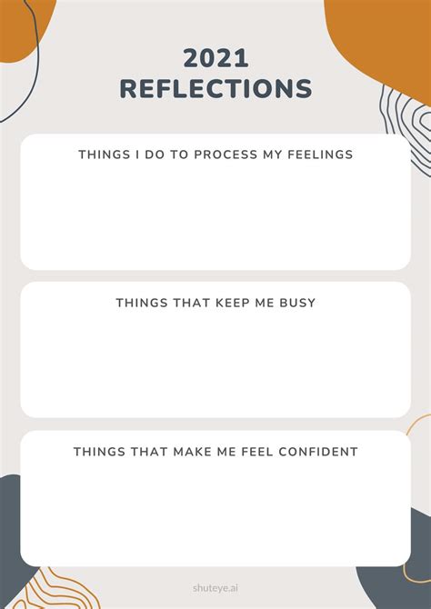 15+ Templates & Ideas for the End of Year Reflection - ShutEye