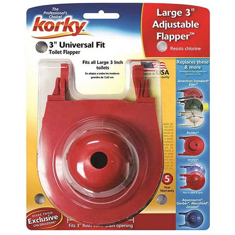 Korky 3 in. Premium Universal Toilet Tank Flapper | The Home Depot Canada