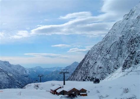 Free picture: mountain, cabin, snow, winter, scenic