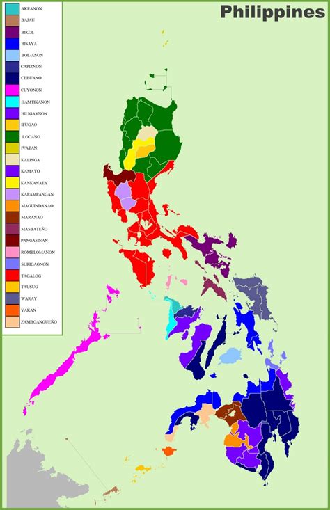 Map of ethnic groups in Philippines - Ontheworldmap.com