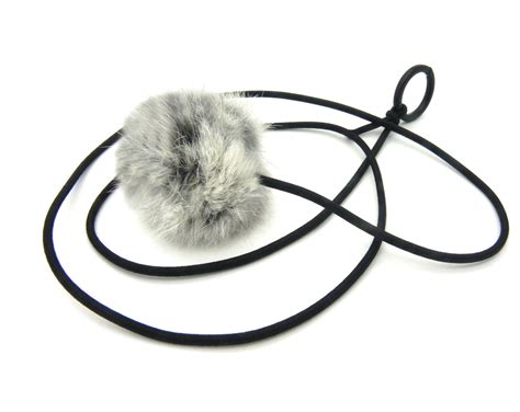 Bouncy Ball Rabbit fur String Cat Toy | Kats 'N Us