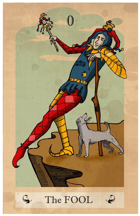 The fool tarot card, an image of the jester archetype | Tarot major arcana, Tarot, Tarot card decks