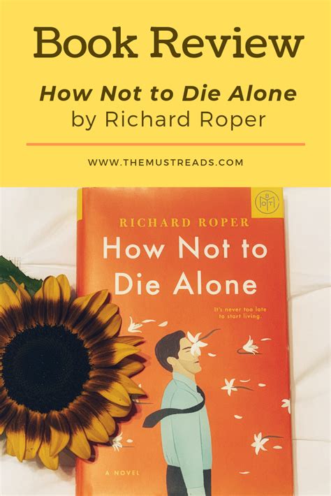 Book Review: How Not to Die Alone | Book review blogs, Book club recommendations