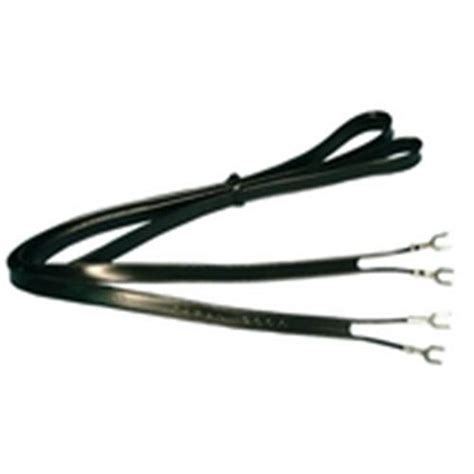 6' 300-Ohm Twin Lead Cable With Spade Lugs