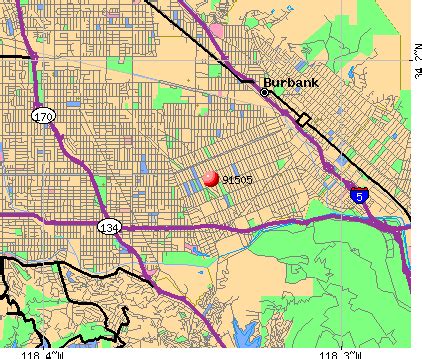 Burbank Zip Code Map – Map Vector