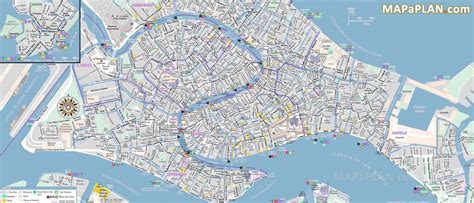 Printable Tourist Map Of Venice