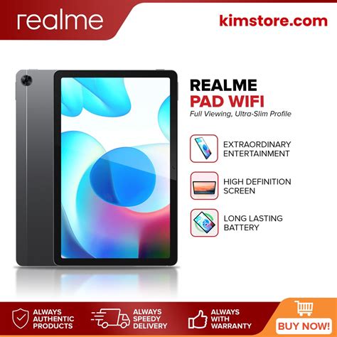 Realme Pad Wi-Fi 3+32gb Octa-Core 8Mp HD Camera 7100mAh Quick Charging ...