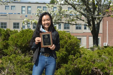 Westbrook High School senior honored for achievement, citizenship