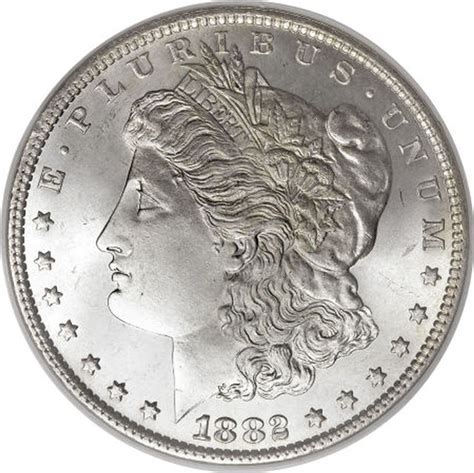 1882-S Morgan Silver Dollar (Extremely Fine to Almost Uncirculated) - Currency and Coin