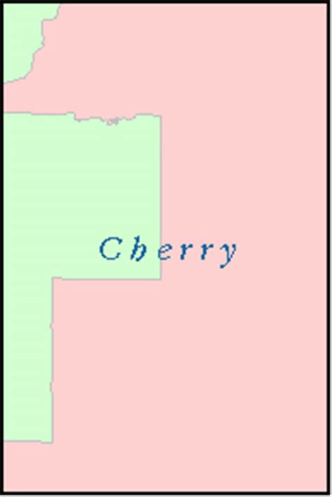 CHERRY County, Nebraska Digital ZIP Code Map