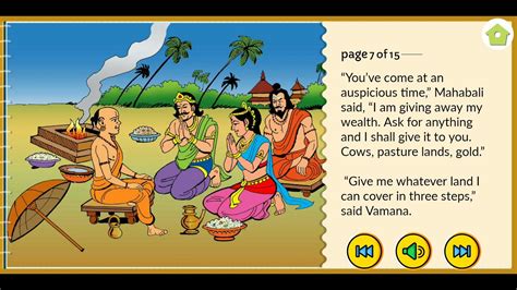 English story. Mahabali and Vamana - YouTube