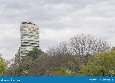 Modern Buildings and Trees in Buenos Aires Argentina Stock Image - Image of argentina, capital ...