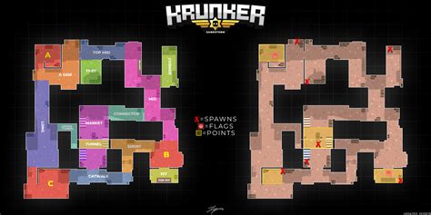 Krunker Overview Maps :: Behance