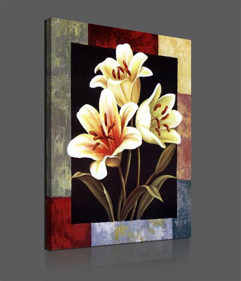Aliexpress.com : Buy 1 Pieces Modern Canvas Painting Flowers Home Decoration Wall Art HD Picture ...