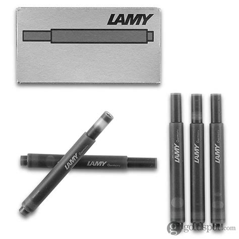 Lamy Fountain Ink Cartridges in Black - Pack of 5 - Goldspot Pens