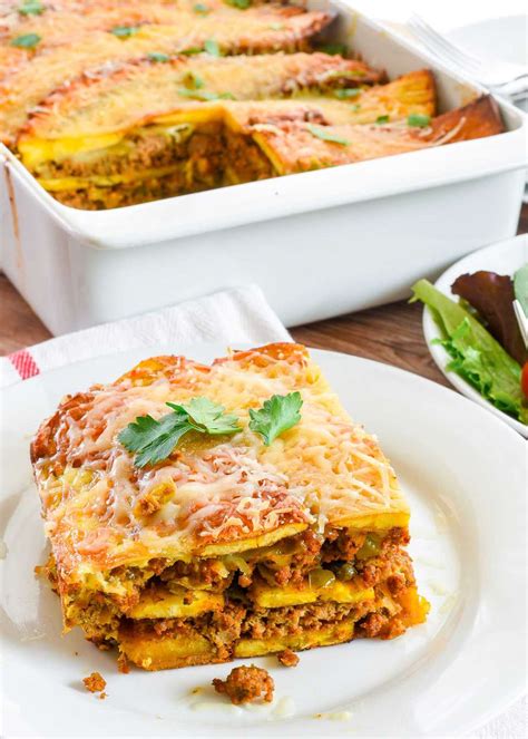 Pastelón (Puerto Rican Plantain "Lasagna") Recipe