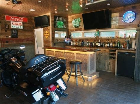 Top 50 Best Garage Bar Ideas - Cool Cantina Workshop Designs