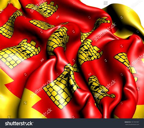 Flag Of Greater Manchester, England. Close Up. Stock Photo 101781997 : Shutterstock